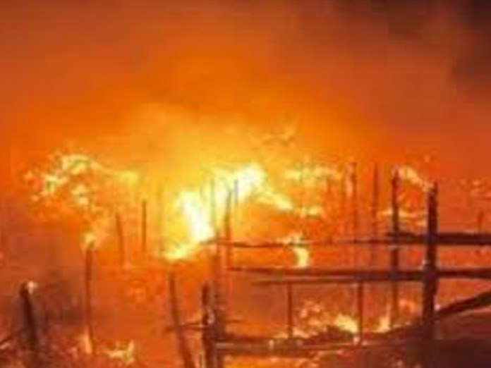 Fire, destroy, Abuja, Wuse market,
