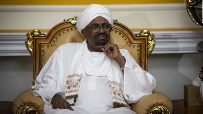 Omar al Bashir detained 1