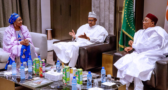 Buhari Aisha And Niger President
