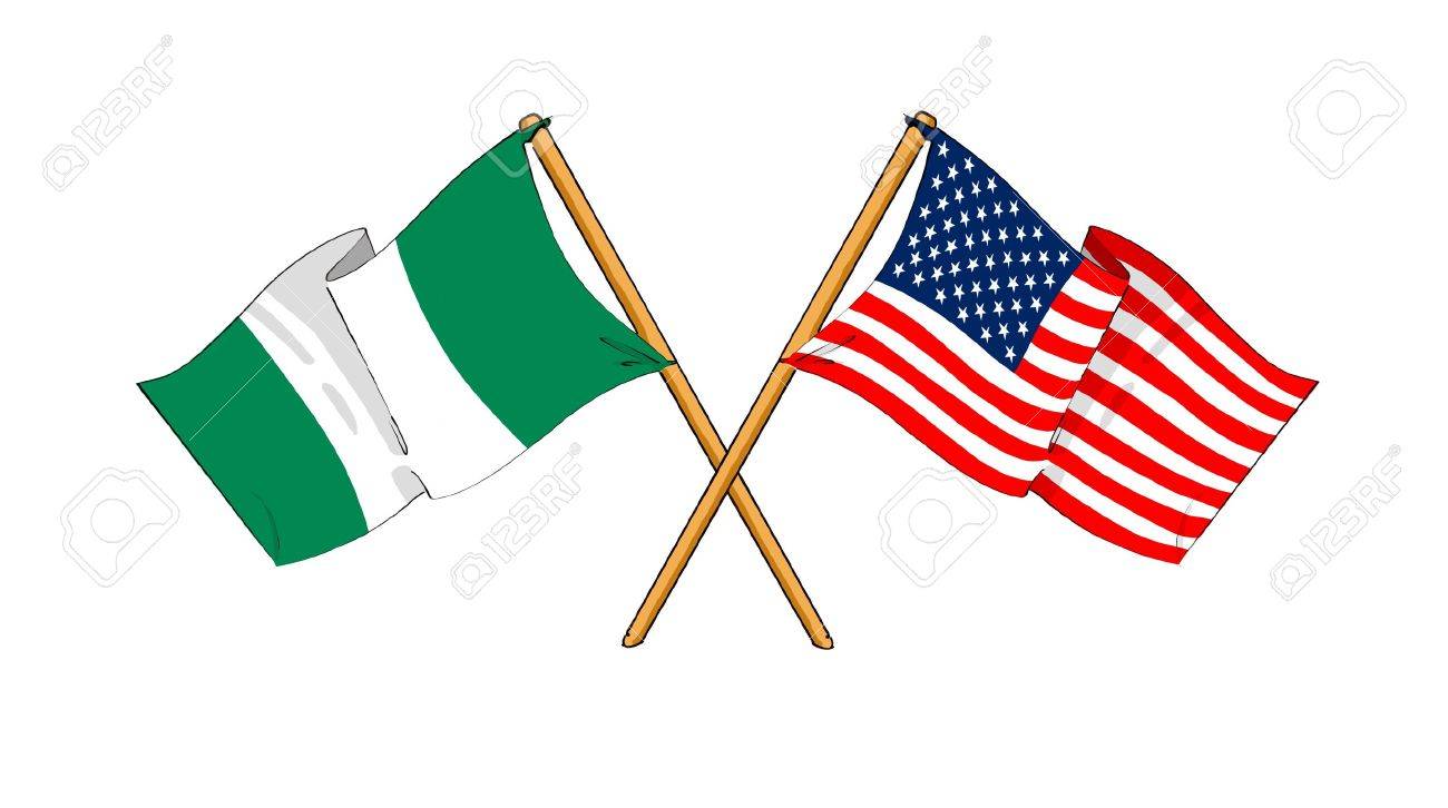 Nigeria and U.S Flag