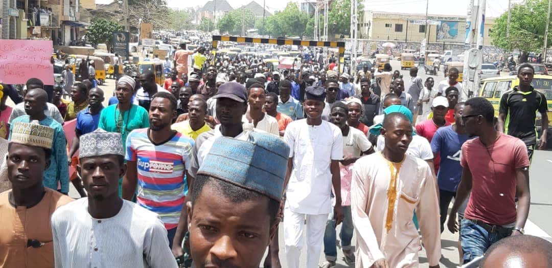 Youths stage peaceful protest in Kano