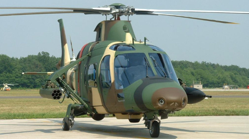 An Agusta Westland 109 Power attack helicopter