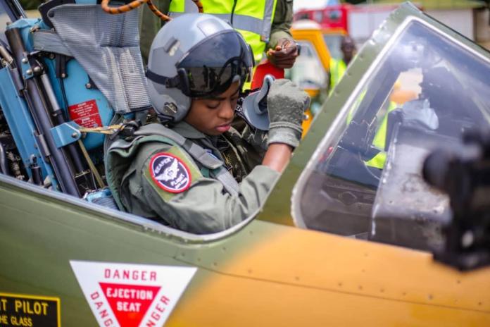 Air Officer Kafayat Sanni NAF Female Fighter Pilot