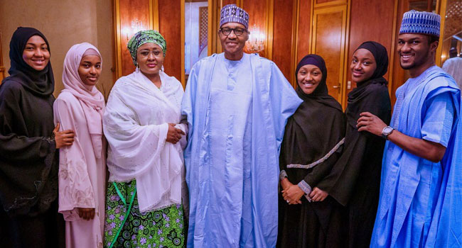 Buhari and family 5