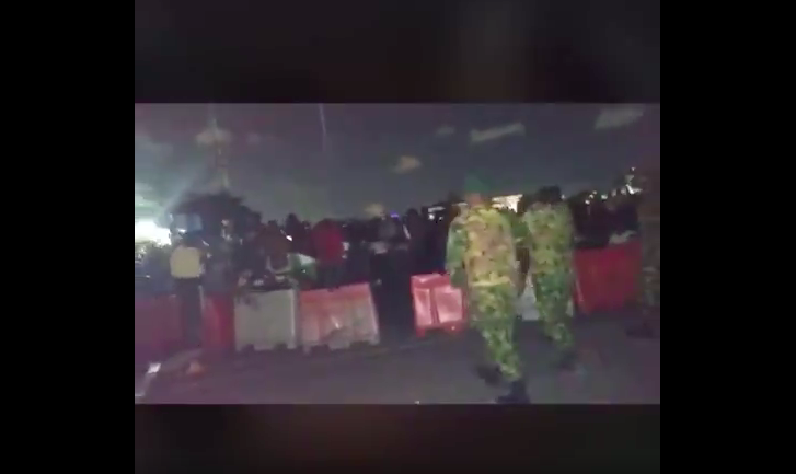 Footage of alleged security agents shooting at protesters in Lekki
