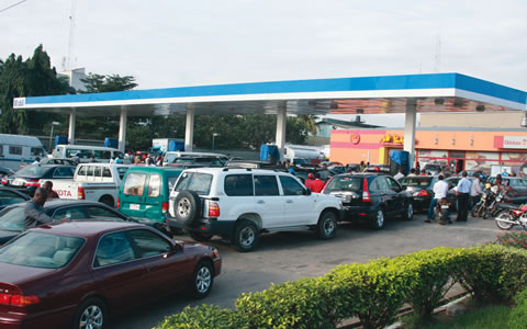 Fuel queues, Petrol scarcity,, NNPC Ltd, road construction,