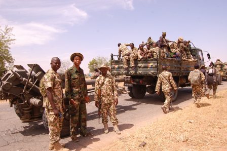 Scene of Nigerian Ground Troops that Recapture Baga 5