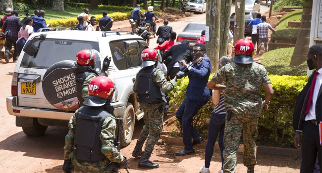 Ugandan Military assualts journalists