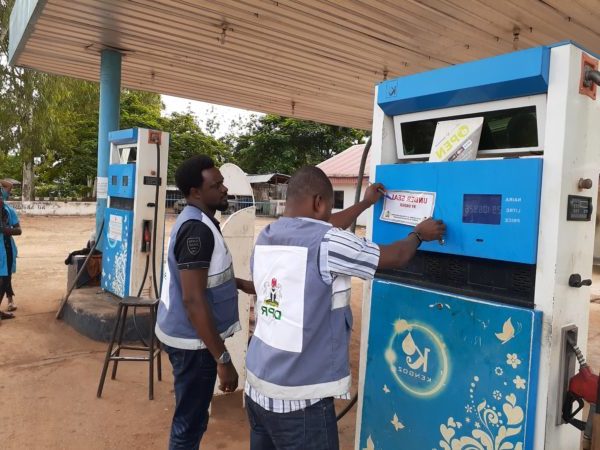 DPR official seals ilegal filling station