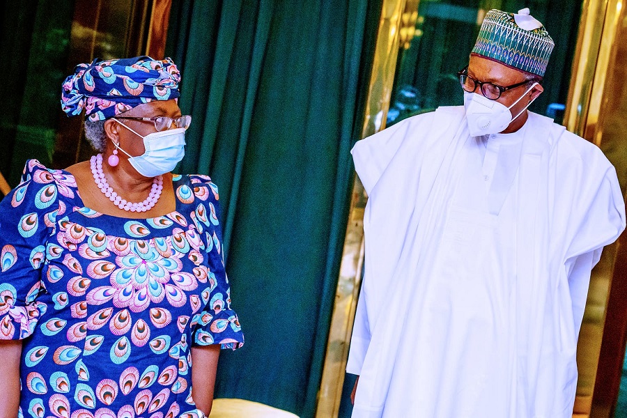 Ngozi Okonjo Iweala and Buhari