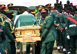 Gen. Attahiru 10 other officers buried amidst tears in Abuja