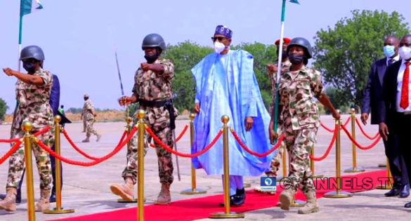 Buhari in Borno