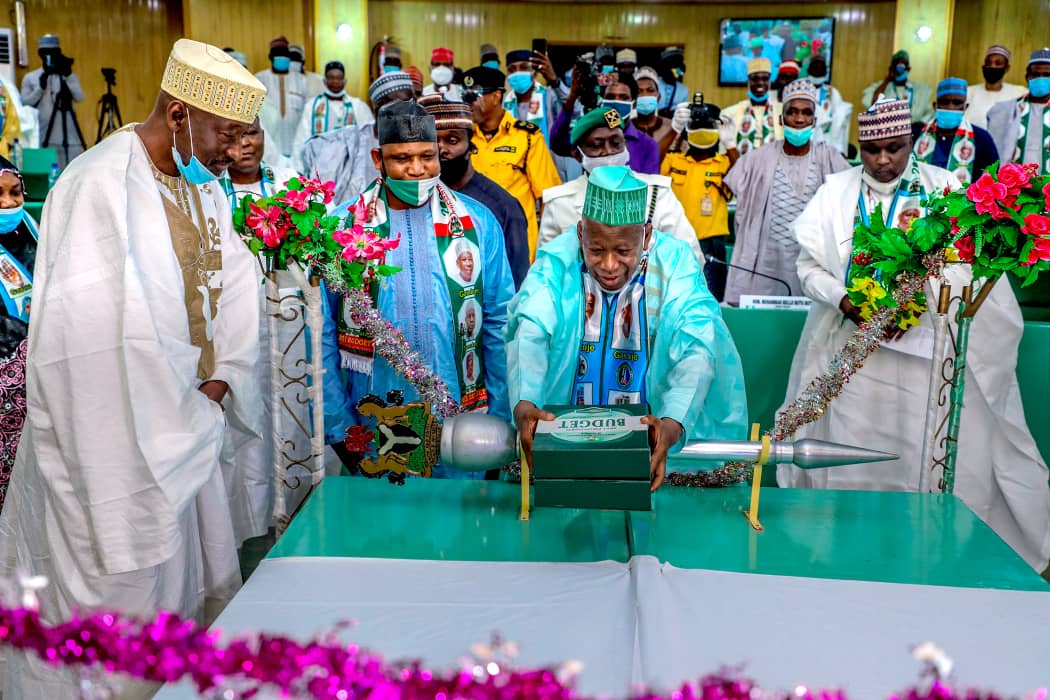 ganduje presents 2021 suplementary budget to state assembly 347