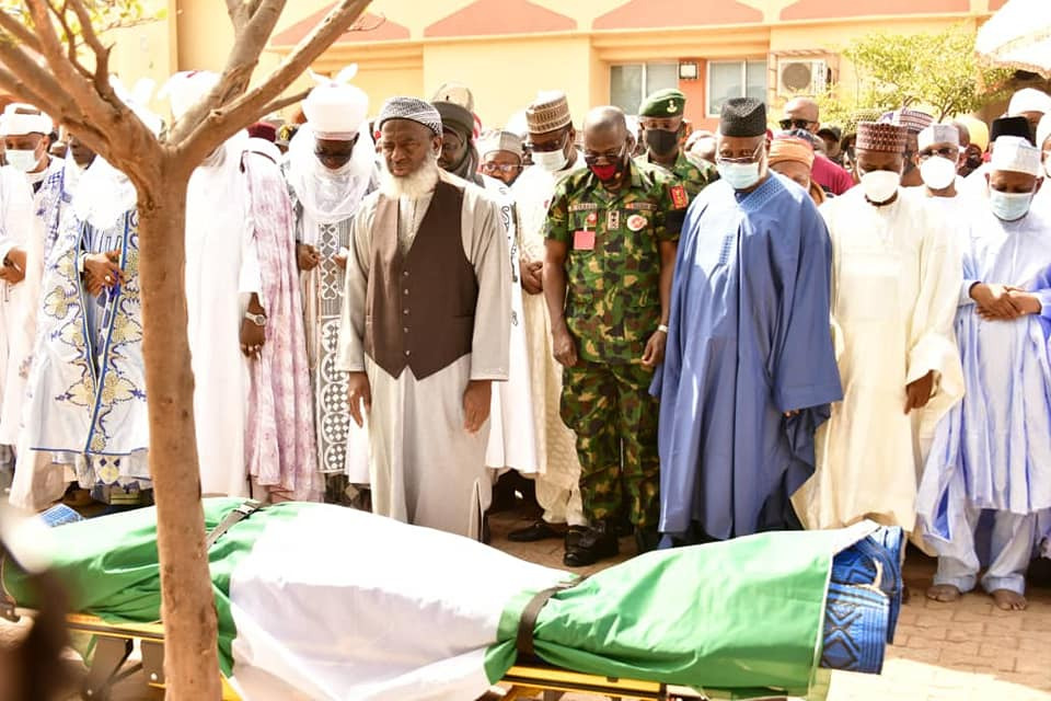 Funeral prayer of former Chief of Army Staff the late Gen. Inuwa Wushishi