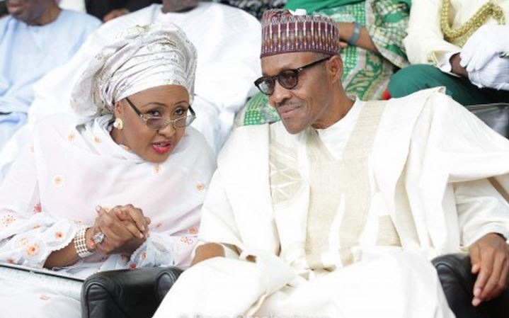 Aisha Buhari and Buhari