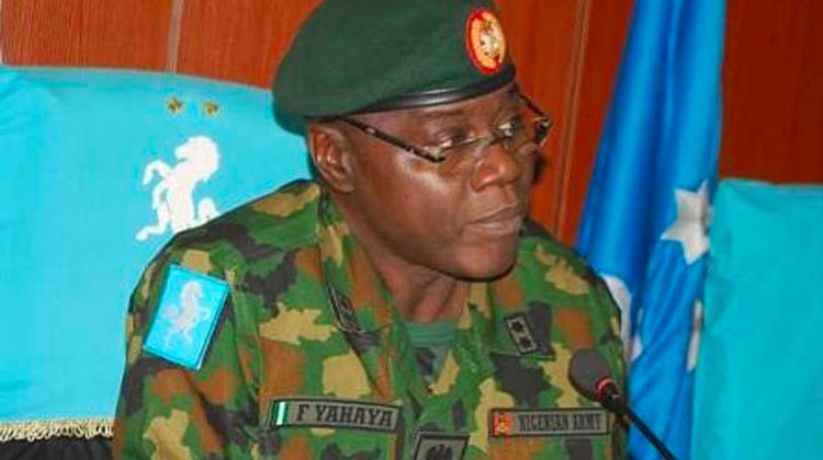 Brigadier General Sani Usman Kukasheka (rtd) Army, COAS, Lieutenant General Farouk Yahaya
