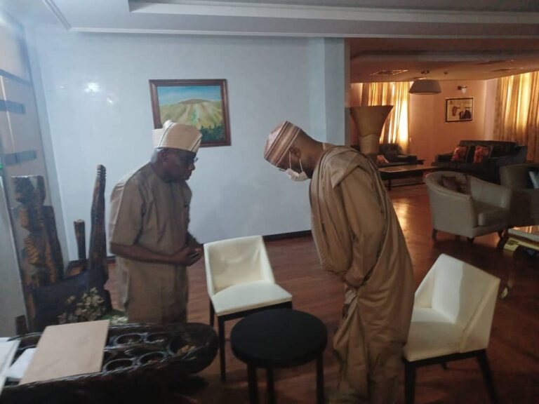 L R Olusegun Obasanjo and Atiku Abubakar