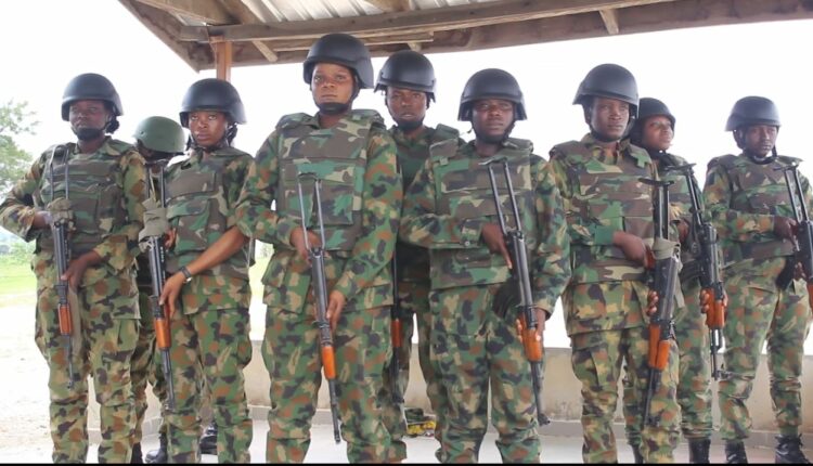 NAWC, field, Training Exercise Nigerian Army Women Corps