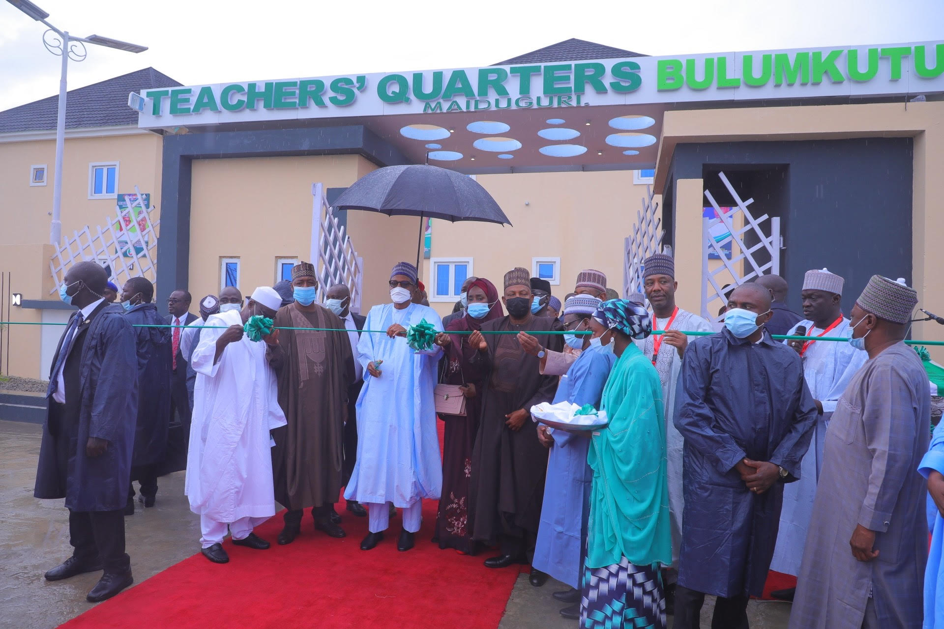 Borno Teachers' Quarters , Babagana Zulum, Muhammadu Buhari