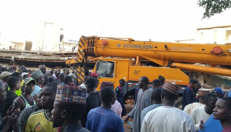 Collapsed Building, Beirut road, Kano, KEDCO Staff