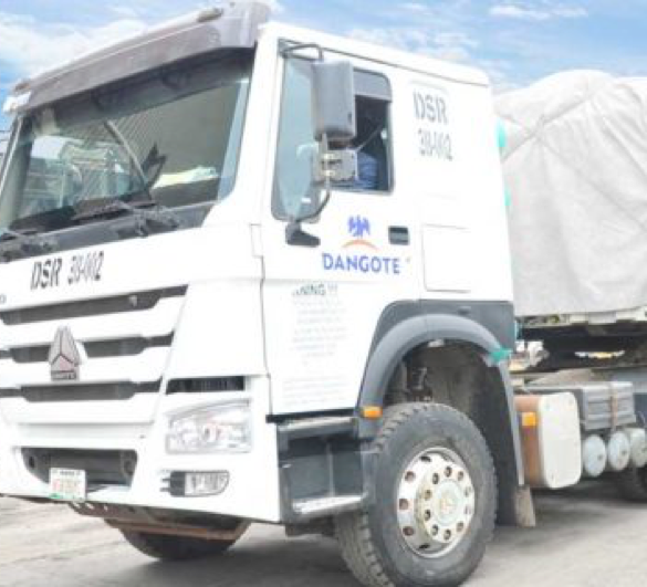 Dangote Truck, Errant drivers, police, Dangote Group
