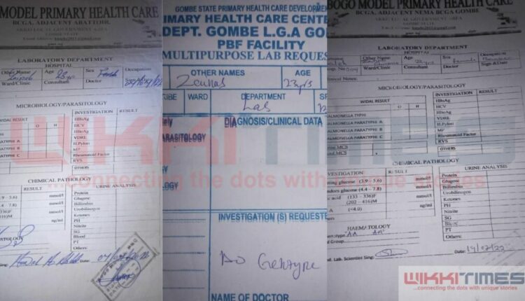 fake genotype, health workers, gombe state