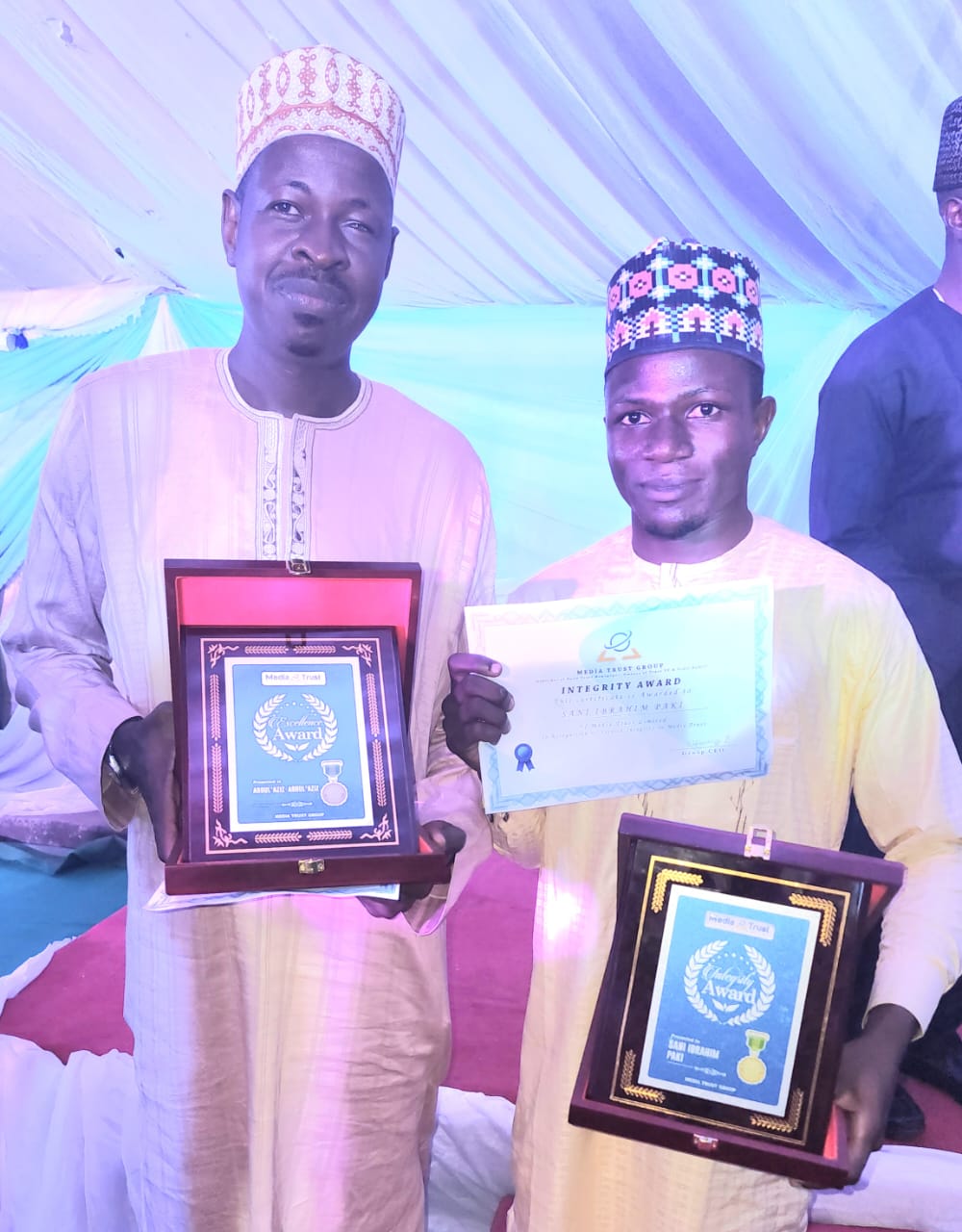 Abdulazeez Abdulazeez, Sani Ibrahim Paki, Daily Trust, Integrity, excellence Award, PRNigeria