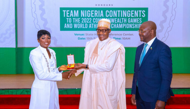 Muhammadu Buhari, Sports, Commonwealth Games, team nigeria