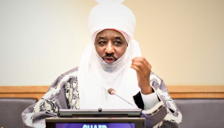 Muhammad Sanusi II, Kano, CBN, SDGs, UN