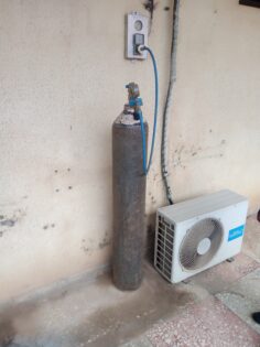 An Oxygen Tank within the Premises of the Teaching Hospital