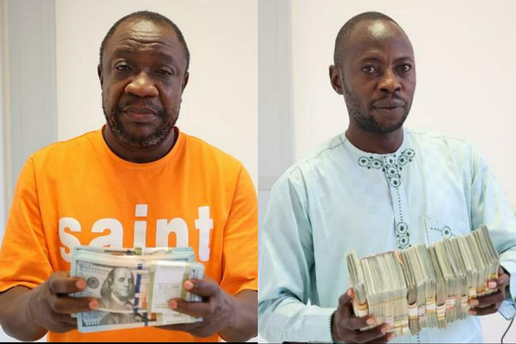 Johnson Olumoyegun ,Tanko Abubakar, EFCC ,two suspect ,currency counterfeiters, ECOWAS ID,