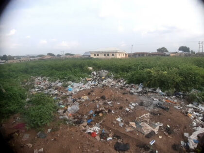 Refuse dump on the PHC Bode Saadu premises