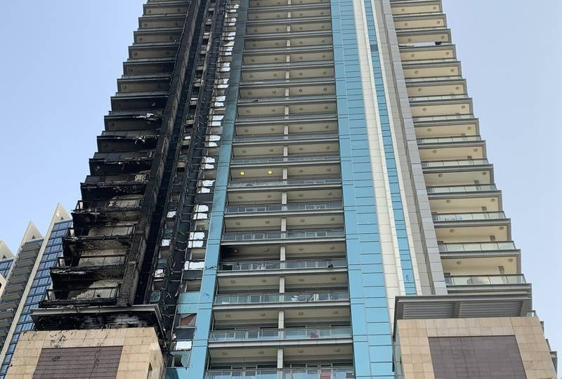 Fire , 35-storey building , Dubai, Burj Khalifa