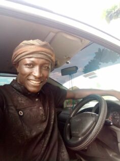 Musa Hamma a commercial bus driver in Ningi
