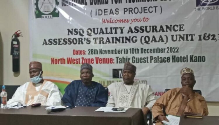 NBTE, North-West ,quality assurance, assessors