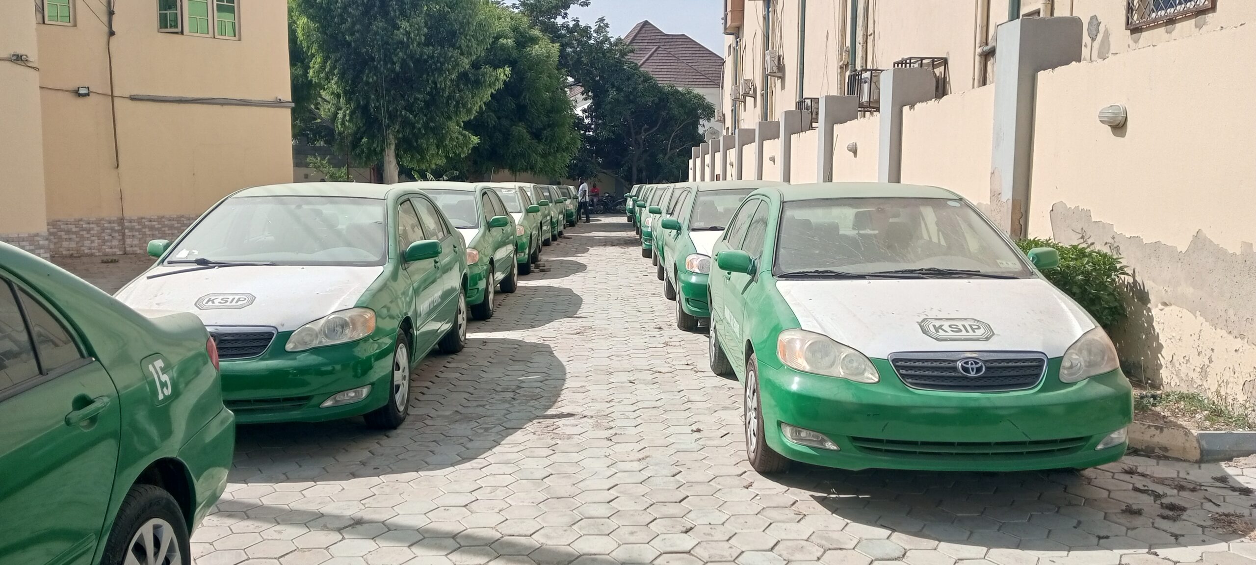Hire purchased, police, KSIP, Cars, Buses, Kano, taxis