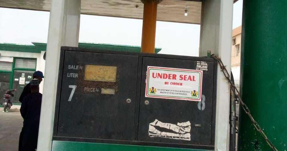 filling stations ,seal, Kano, fuel, pump price