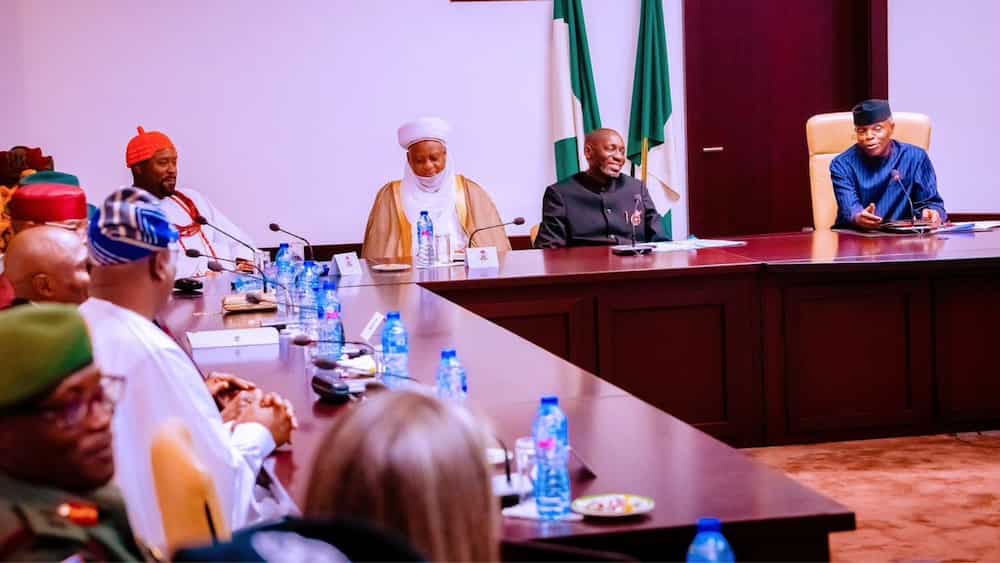 Yemi Osinbajo, Sultan of Sokoto, Abubakar Sa'ad, NIPSS Academic Advisory Committee