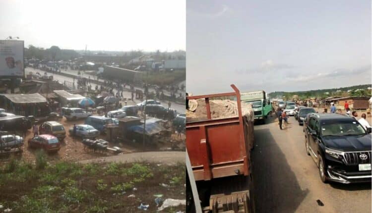 Ondo, Benin-Ore, Protest,, Fuel scarcity, naira swap