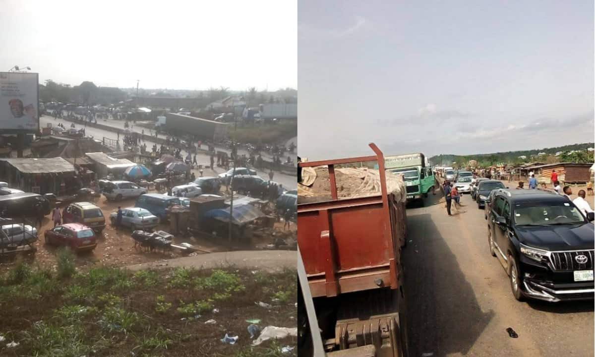 Ondo, Benin-Ore, Protest,, Fuel scarcity, naira swap