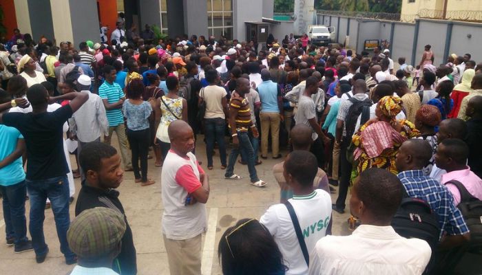 Students forfeit lectures to queue for money in banks, starve in the  process - SolaceBase