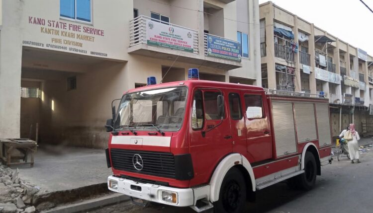 Kano ,fire-fighting trucks, CCTV, equipment Kantin Kwari market