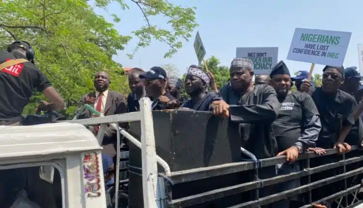PDP , Protest, Atiku Abubakar, INEC,