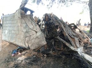 Wreckage, bus, crash, Gamawa Local Government Area , Bauchi State