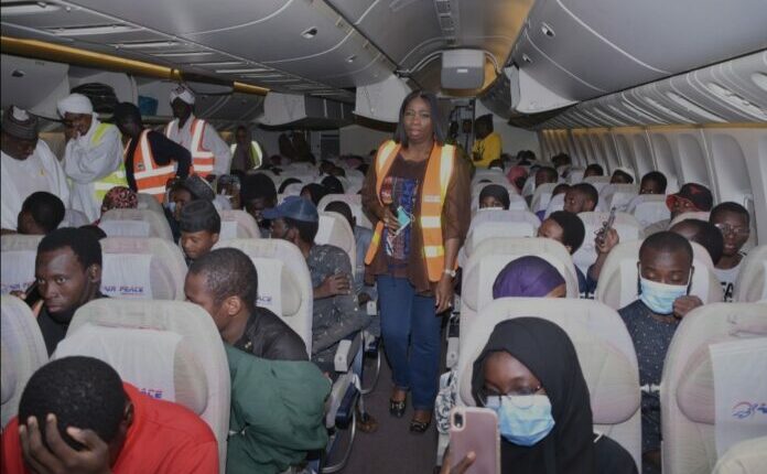 First batch, Nigerians , Sudan, Abuja, transport , families