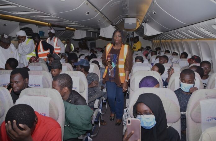 First batch, Nigerians , Sudan, Abuja, transport , families