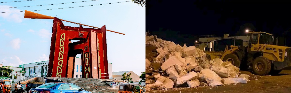 CAN, Kano, Demolition, Baffa Bichi, Roundabout