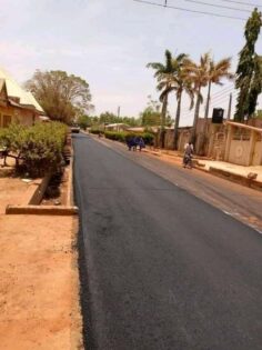 View of the Ongoing Rehabilitation of Hausawa Road by the Yobe Governemnt