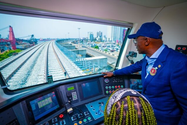 Babajide Sanwoolu, Lagos, Blue Line Rail,
