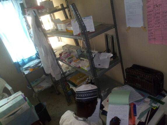 Inside View of Scanty Hugulawa PHC Pharmacy Section